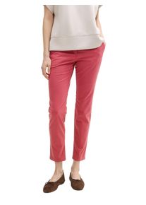 Tom Tailor Damen Chinohose, rot, casual, Gr. 46, unifarben, Obermaterial: 86% Baumwolle, 10% Polyester, 4% Elasthan. Futter: 100% Baumwolle, Hosen,