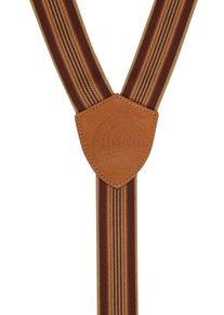 Lloyd Men's Belts Damen Hosenträger "Lloyd Belts Herrenträger 6726", braun, LLOYD MEN’S BELTS, 69% Polyester, 18% Viscose, 13% Elastodien, Hosenträger