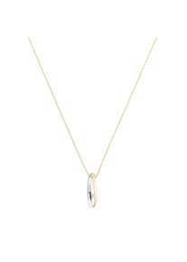 Luigi Merano Damen Goldkette "Anhänger mit Brillant, Gelbgold 585", 45cm, Gelbgold 585, gold, Gelbgold 585, Halsketten