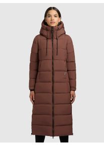 Khujo Damen Steppmantel "DERIA3", rot, casual, Gr. L, unifarben, Steppware, Obermaterial: 100% Polyester. Futter: 100% Polyester. Wattierung: 100%