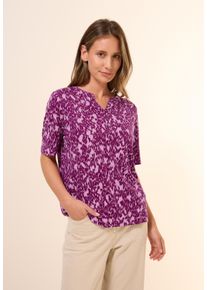 Cecil Damen Tunikashirtcherry blossom pink, casual, Gr. XXL, bedruckt, Web, Stoff, 50% Modal, 50% Baumwolle, Shirts, mit grafischem Muster