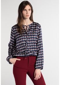Eterna Damen Shirtbluse "CLASSIC FIT", blau, casual, Gr. 36, 100% Viskose, Blusen