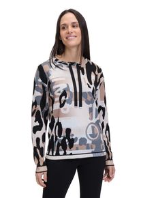 Betty Barclay Damen Strickpullover "Betty Barclay Feinstrickpullover mit Print", braun, casual, Gr. 42, Strick, Obermaterial: 50% Polyester, 45%