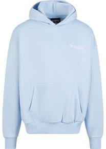 DROPSIZE Herren Kapuzensweatshirt "Dropsize Herren Heavy Oversize Embo Hoodie", blau, Gr. S, 70% Baumwolle, 30% Polyester, Sweatshirts