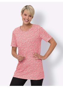 Classic Basics Damen Longshirt "Longshirt", bunt, Gr. 38, gemustert, mehrfarbig, 100% Baumwolle, Shirts