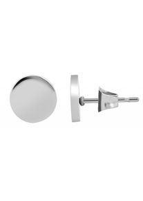 Adelia´s ADELIA ́S Damen Paar Ohrhänger "Neuheit 2025 - Unisex Ohrstecker aus Edelstahl Ø 8 mm", Unisex, Edelstahl, silber, Edelstahl, Ohrringe