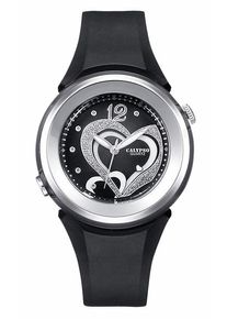 Calypso Watches Damen Quarzuhr, schwarz, Armbanduhren, Armbanduhr, Damenuhr, mit Herzmotiv, bis 10 bar wasserdicht