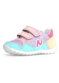 Naturino Kinder Sneaker "SAMMY 2 VL", Gr. 32, lila, Veloursleder, Textil, Lederimitat, colorblocking, sportlich, Schuhe, Freizeitschuh mit