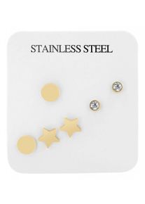 Adelia´s ADELIA ́S Damen Paar Ohrhänger "Neuheit 2025 - Damen Ohrstecker aus Edelstahl", Damen, Edelstahl, silber, Edelstahl, Ohrringe