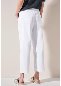 Cecil Damen Loose-fit-Jeans, weiß, casual, Gr. 32, unifarben, Jeans, 92% Baumwolle, 6% Polyester, 2% Elasthan, Jeans, im Loose Fit
