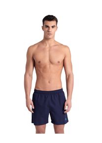 arena Herren Badeshorts "FUNDAMENTALS BOXER R"navy, turquoise, sportlich, Gr. XXXL, Obermaterial: 100% Polyester, Badehosen