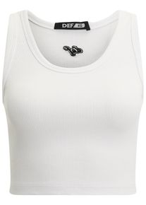 DEF Herren Muskelshirt "DEF Damen DEF BASE Tanktop", weiß, casual, Gr. XL, unifarben, 95% Baumwolle, 5% Elasthan, Shirts
