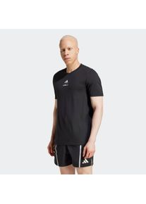 Herren T-Shirt "M LM G T", schwarz, sportlich, Gr. XXL, adidas Performance, Obermaterial: 81% Polyester, 14% Lyocell, 5% Elasthan, Shirts