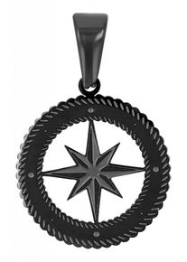Adelia´s ADELIA ́S Damen Ketten-Anhänger "Neuheit 2025 - hochwertiger Schmuck Anhänger aus Edelstahl", Edelstahl, schwarz, Edelstahl, Schmuckanhänger