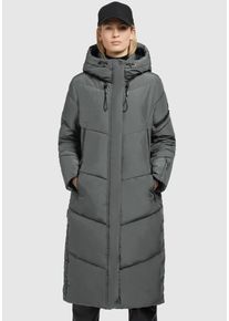 Khujo Damen Steppmantel "SONJE5", grau, casual, Gr. XL, unifarben, Web, Obermaterial: 100% Polyester. Futter: 100% Polyester. Wattierung: 100%