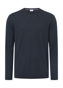 JOOP! JOOP JEANS Herren Rundhalspullover "Barios", blau, modisch, Gr. S, unifarben, clean, Strick, Obermaterial: 100% Baumwolle, Pullover, mit