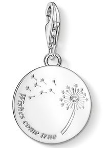 Thomas Sabo Damen Charm-Einhänger "Pusteblume WISHES COME TRUE, 1457-051-21", bunt, Silber 925 (Sterlingsilber), Charms, mit Zirkonia (synth.)