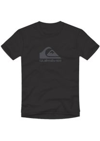 Quiksilver Herren T-Shirt "EV COMP LOGO SHORT SLEEVE", schwarz, sportlich, Gr. S, unifarben, Jersey, Obermaterial: 100% Baumwolle, Shirts