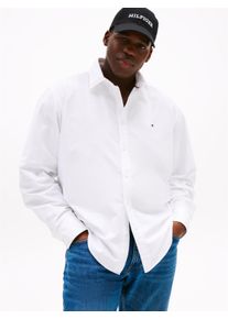 Tommy Hilfiger Big & Tall Herren Langarmhemd "BT-SOLID HERITAGE OXFORD RF S-B"opthic weiß, casual, Gr. XXXL, TOMMY HILFIGER BIG & TALL, unifarben, Web, Obermaterial: 100%