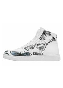 DOGO Damen Stiefelette "Ace Boots Love Me Damen Boots / Female", Gr. 36, weiß, Lederimitat, Schuhe, Vegan