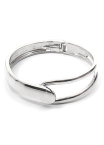 Firetti Damen Armreif "Armschmuck Klapparmreif", Metall, grau, Metall, Armbänder