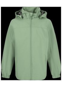 ZIGZAG Kinder Outdoorjacke "Orkan", grün, sportlich, Gr. 128, unifarben, 100% Polyester, Jacken, mit 10.000 mm Wassersäule