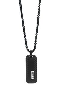 Adelia´s ADELIA ́S Herren Kette mit Anhänger, unbekannt, Edelstahl, schwarz, Edelstahl, Halsketten