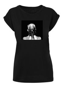 Merchcode Herren T-Shirt "Merchcode Damen Ladies Selena Gomez Black Gloves Tee", schwarz, casual, Gr. XXL, unifarben, 100% Baumwolle, Shirts
