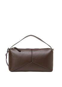 Marc O'Polo MARC O'POLO Damen Umhängetasche "aus einer Lederalternative aus recyceltem Polyester", braun, Polyester, unifarben, Taschen
