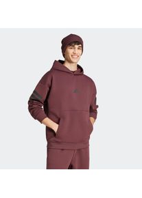 Herren Kapuzensweatshirt "M FI 3S HD", rot, sportlich, Gr. XL, adidas Sportswear, Obermaterial: 67% Polyester, 33% Baumwolle, Sweatshirts
