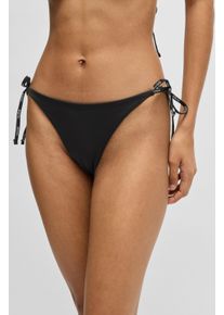 HUGO UNDERWEAR Damen Bikini-Hose "PURE_SIDE TIE", schwarz, modisch, Gr. L, unifarben, Microfaser, Obermaterial: 78% Polyamid, 22% Elasthan,