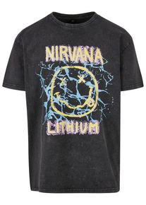 Herren T-Shirt "Upscale by Mister Tee Herren Lithium Oversize Tee", schwarz, casual, Gr. S, UPSCALE BY MISTER TEE, unifarben, 100% Baumwolle, Shirts