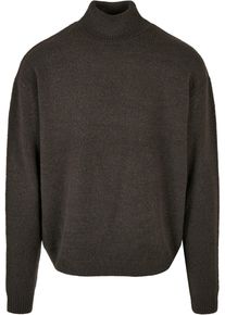 Urban Classics Herren Rundhalspullover "Urban Classics Herren Oversized Roll Neck Sweater", schwarz, casual, Gr. XXL, unifarben, 85% Polyacryl, 13%