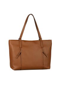 Tom Tailor Damen Shopper "Beca", braun, Polyurethan, Taschen, aus hochwertigem Kunstleder mit funktionalen Details