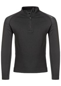 Endurance Kinder Langarmshirt "Halen Jr.", grau, sportlich, Gr. 152, unifarben, 85% Polyester, 15% Elasthan, Shirts, aus atmungsaktivem