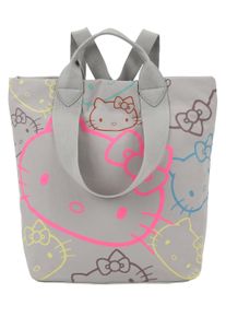 Cityrucksack "JU Limited Outline", Fritzi aus Preussen, grau, Nylon, bedruckt, Rucksäcke, im tollen Hello Kitty-Prints