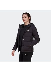 Damen Outdoorjacke "HELIONIC HOODED DAUNENJACKE", schwarz, sportlich, Gr. XXL, adidas Sportswear, Obermaterial: 100% Polyester. Futter: 100%