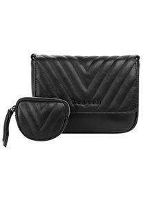 Bugatti Damen Umhängetasche "SIRA", schwarz, Kunstfaser, unifarben, leicht glänzend, Taschen