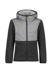 Icepeak Kinder Sweatjacke "Icepeak Midlayer KEOTA JR", grau, Gr. 140, 100% Polyester, Sweatjacken