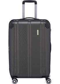 Travelite Hartschalen-Trolley "CITY, verschiedene Größen und Farben", grau, ABS, unifarben, matt, Basic,elegant,casual,klassisch,modisch, Koffer,