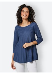 Damen Strickpullover "Seiden-Kaschmir-Pullover", blau, Gr. 38, CREATION L PREMIUM, unifarben, 85% Seide, 15% Kaschmir, Pullover