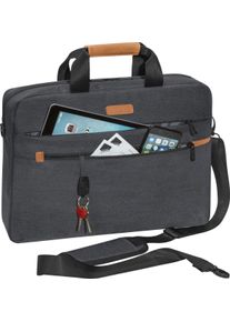 PEDEA Laptoptasche ""ELEGANCE" Pro 17,3" (43,9cm)", B/H/T: 46cm x 35cm x 10cm, grau, Taschen, Laptopfac sowie ein Tabletfach