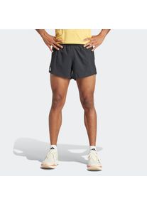 Herren Laufshorts "ADIZERO E SHORT", schwarz, sportlich, Gr. S, adidas Performance, Obermaterial: 100% Polyester, Hosen