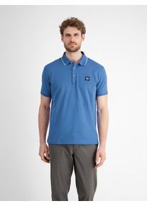 Lerros Herren Poloshirt "Lerros Poloshirt für Herren, sportiv und bequem", blau, Gr. S, 97% Baumwolle, 3% Elasthan, Shirts