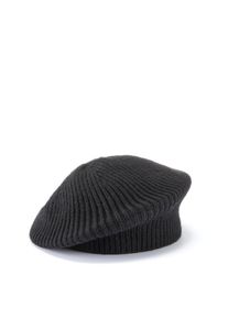 Lascana Damen Strickmütze, schwarz, casual,modisch, unifarben, Kunstfaser, Mützen, Baskenmütze, Herbstmütze, weiche Wintermütze aus Grobstrick