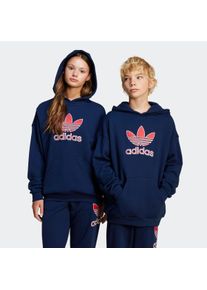 Kinder Kapuzensweatshirt "HOODIE", blau, sportlich, Gr. 152, adidas originals, Obermaterial: 100% Baumwolle, Sweatshirts
