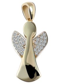 Adelia´s ADELIA ́S Damen Ketten-Anhänger "Neuheit 2025 - hochwertiger Engel Anhänger aus 333 Gold", Gelbgold 333, gold, Gelbgold 333, Schmuckanhänger
