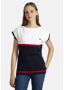 Damen T-Shirt "Thaiss", blau, casual, Gr. M, SIR RAYMOND TAILOR, gestreift, 100% Baumwolle, Shirts, mit klassischem Rundhalsausschnitt