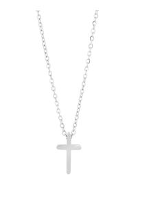 Adelia´s ADELIA ́S Damen Kette mit Anhänger "Neuheit 2025 - Unisex Edelstahl Halskette mit Anhänger Kreuz", unbekannt, Edelstahlsilber, kreuz, Edelstahl,