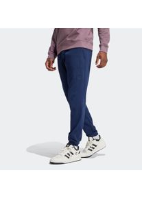 Herren Sporthose "ESS W PT", blau, sportlich, Gr. S, adidas originals, Obermaterial: 65% Polyester, 35% Baumwolle, Hosen